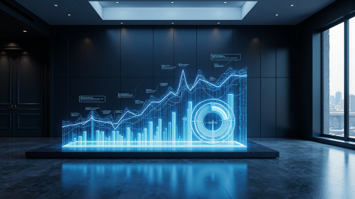 金融风控AI系统界面,风险评估图表,数据流分析,现代化金融平台界面,蓝色科技背景