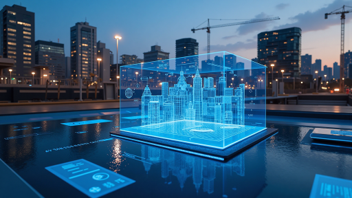 智慧城市AI系统界面，城市交通监控大屏，实时数据分析，现代化城市管理平台，科技感背景